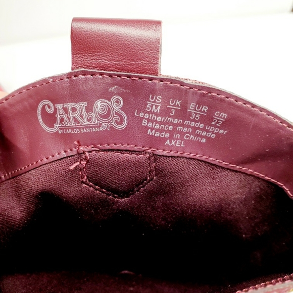 Carlos Santana Axel Studded RED Western Boots - Picture 10 of 12